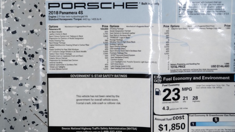 Used 2018 Porsche Panamera 4S (SOLD) | Pompano Beach, FL
