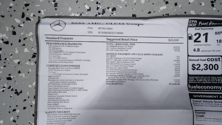 Used 2020 Mercedes-Benz GLC AMG GLC 43 | Pompano Beach, FL