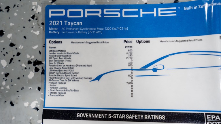 Used 2021 Porsche Taycan  | Pompano Beach, FL