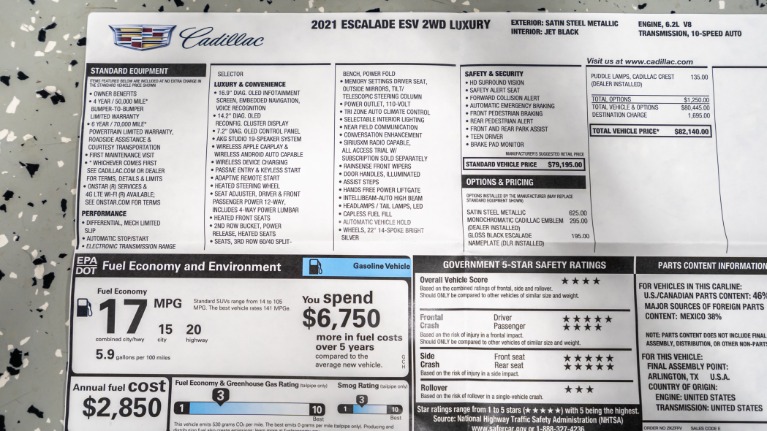 Used 2021 Cadillac Escalade ESV Luxury | Pompano Beach, FL