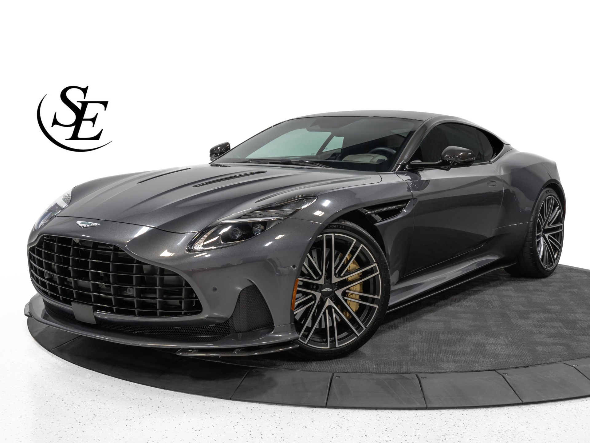 Gray 2024 Aston Martin DB12 V8 Coupe RWD Coupe Rear-Wheel Drive 8-Speed Automatic