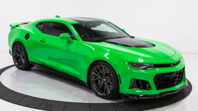 2017 Chevrolet Camaro Zl1 Krypton Green Stock 22644 For Sale