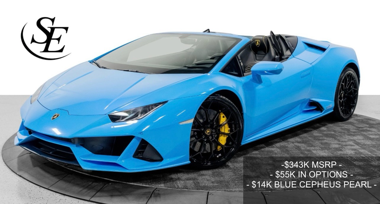 Used 2020 Lamborghini Huracan Evo Spyder Awd Sold For Sale Sold